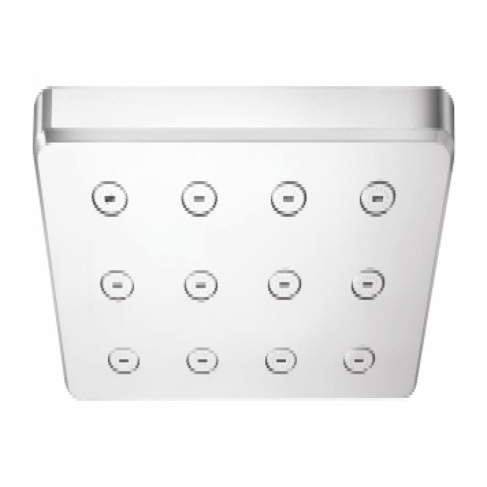 Single Flow 10*7 (250mm x 190mm) Easy Clean Overhead Rain Shower ABS